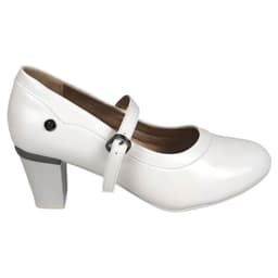 Zapato de Mujer Elegante Casual Yassne Blanco 39