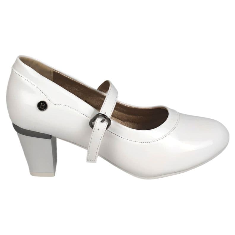 Zapato de Mujer Elegante Casual Yassne Blanco 39