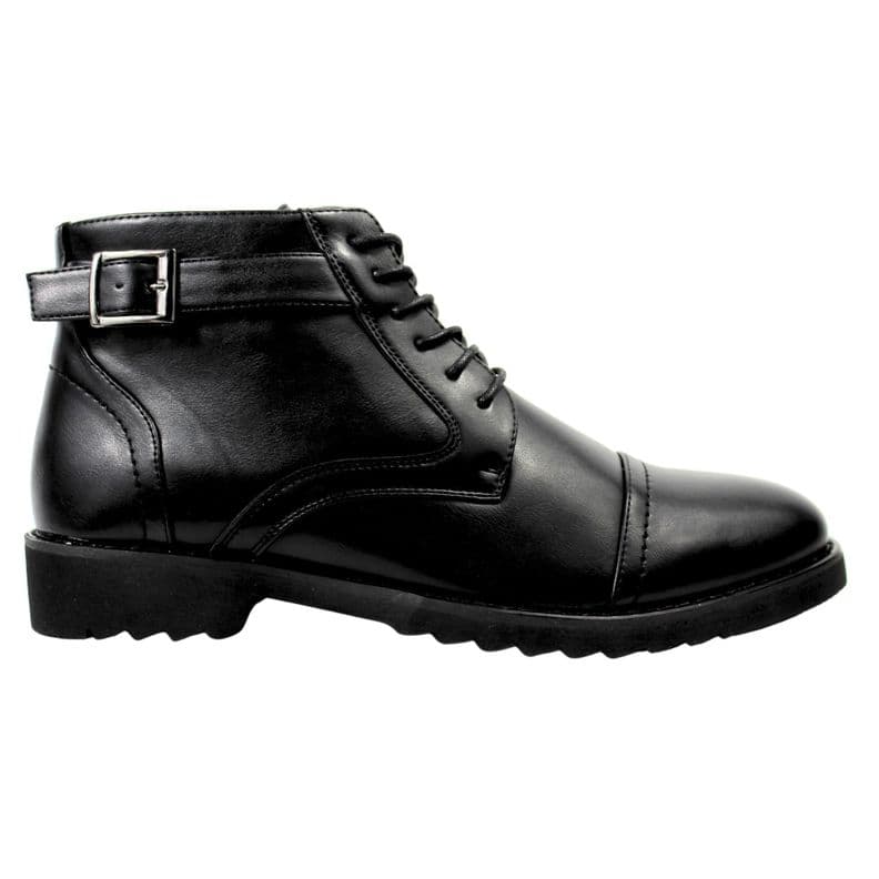 Bota Hombre Vestir Cordones Negro 39