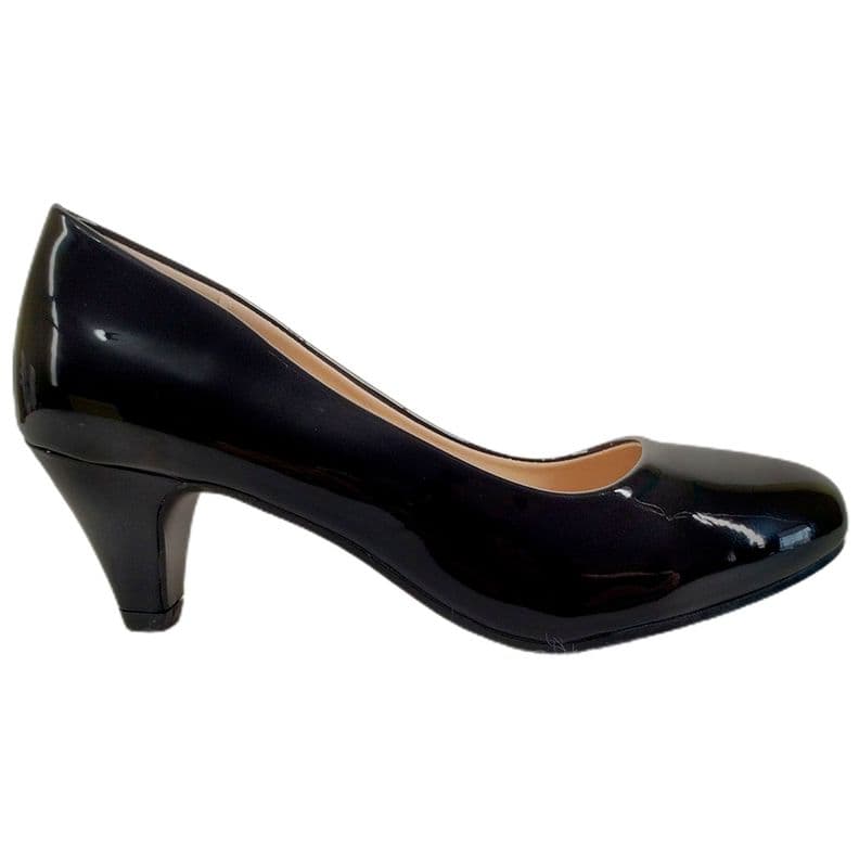 Zapato Formal de Mujer Taco Medio 610 Yasna Negro 40
