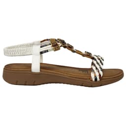 Sandalia Casual Elegante 6 Yassne Blanco 37