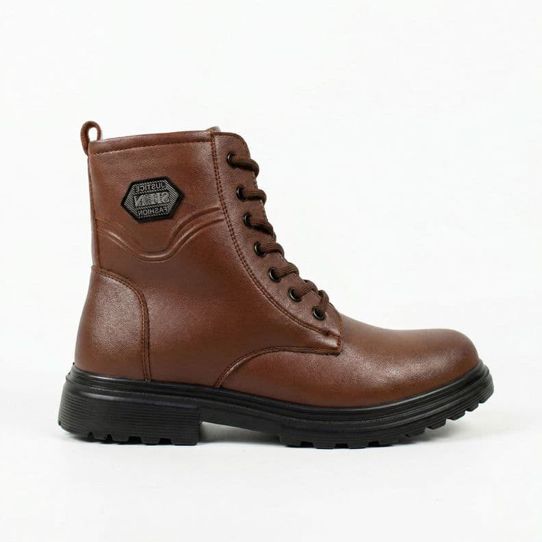 Botin Hombre Militar M2607 Cafe 41