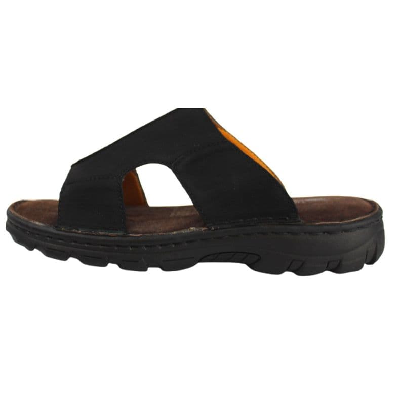 Sandalia Cuero Hombre 226 Negro 39