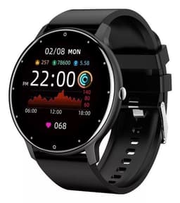 Smartwatch ZL02 Generico, Pntalla TFT Tactil Correa Deportiva Negro