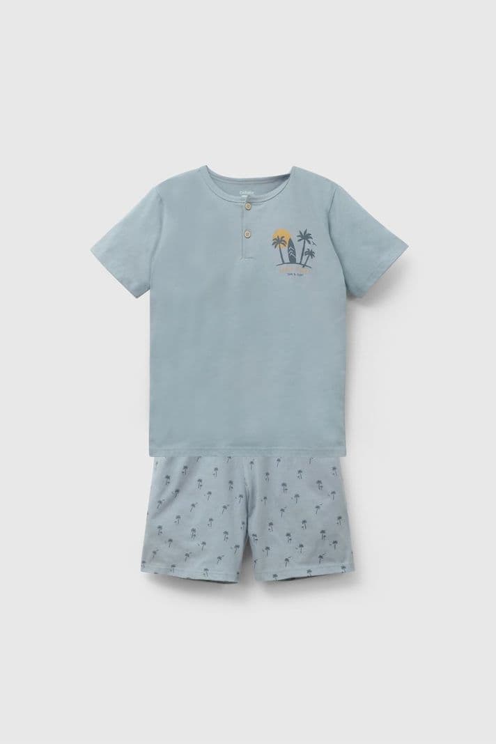 Pijama Nino Celeste 58102 Colloky 3-4 anos