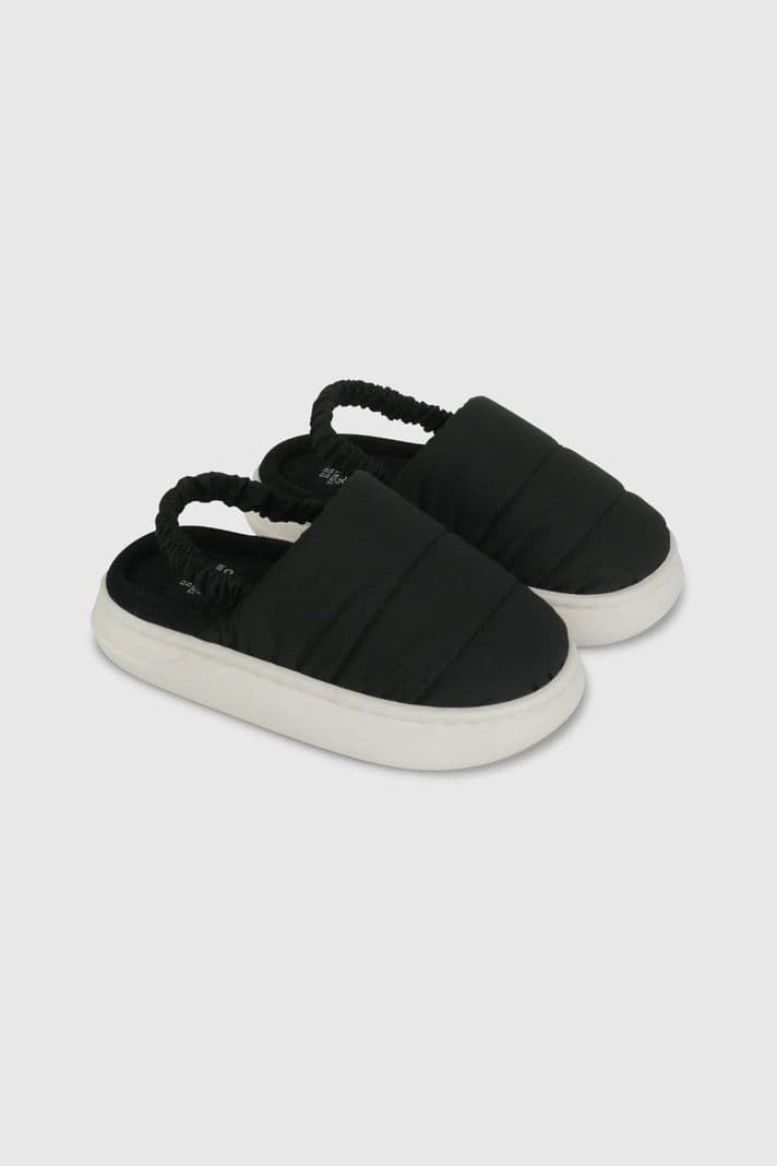 Pantufla Negra de Nino talla 28 a 38 Negro 31/33