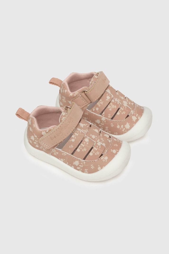 Sandalia Nina Elegancia Floral Rosa - Calce Perfecto Rosado CL 17