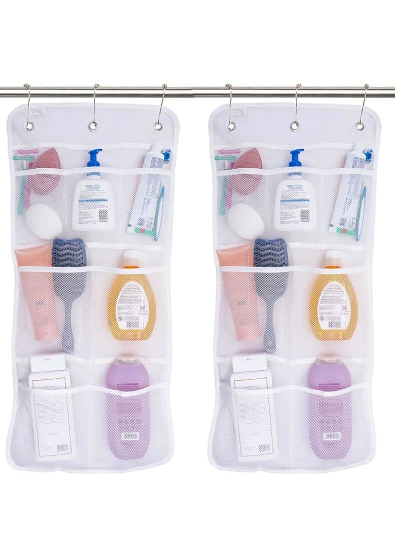 Organizador de ducha colgante cortina bano x 2