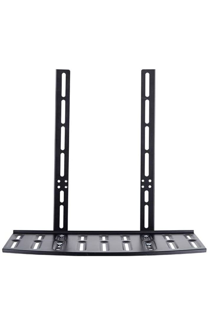Repisa Estante TV Soporte Barra Sonido Deco Consola SoundBar Negro Mate