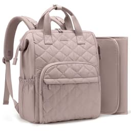 Bolso Maternal Sandra Liviano y Mini Palo Rosa