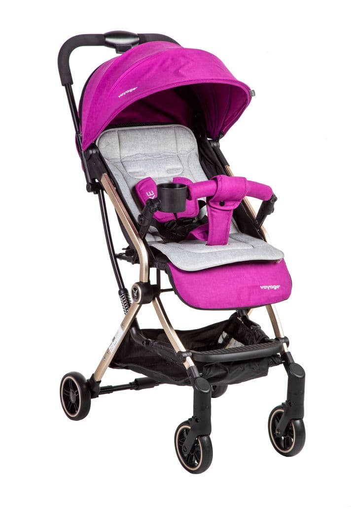 Coche paseo Maleta Mike Dorado Rosado