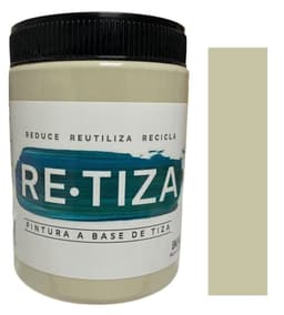 Pintura Vintage/Tizada, color Blanco ARENA 1 Kilo, Base Agua Retiza
