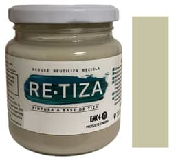 Pintura Vintage/Tizada, color Blanco ARENA 250 gramos, Base Agua Retiza