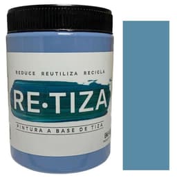 Pintura Vintage/Tizada, color AZUL PIEDRA 1 Kilo, Base Agua Retiza