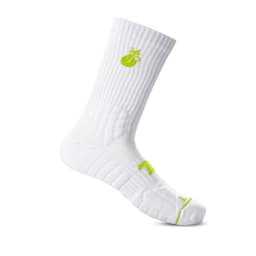 Calcetin Tilki Crew D4 Lehinde Blanco/Amarillo Tenis Padel 35-38