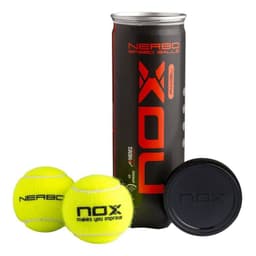 12 Tarros de Pelotas de Padel Nox Nerbo X3