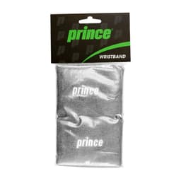 Munequera Prince Logo Gris Blanca X2 Tenis Padel