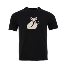 Polera Tilki Cotton Big Logo Negra/Blanca Tenis Padel Negro L