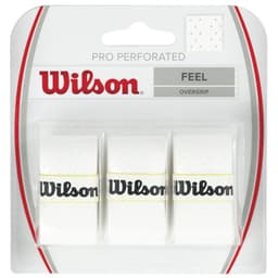 Overgrip Wilson Pro Perforated X3 Tenis/Padel Blanco
