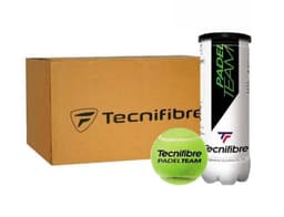 Caja de Pelotas Tecnifibre Padel Team X3 - 24 Tarros Amarillo