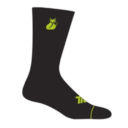 Calcetin Tilki Comfort Negro/Amarillo Fluor Pack X3 Tenis Padel 39/42