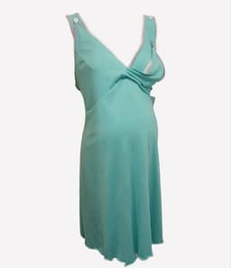 Camisa dormir Maternal y Lactancia DMOM, bretel, Color Menta Verde Menta XXL