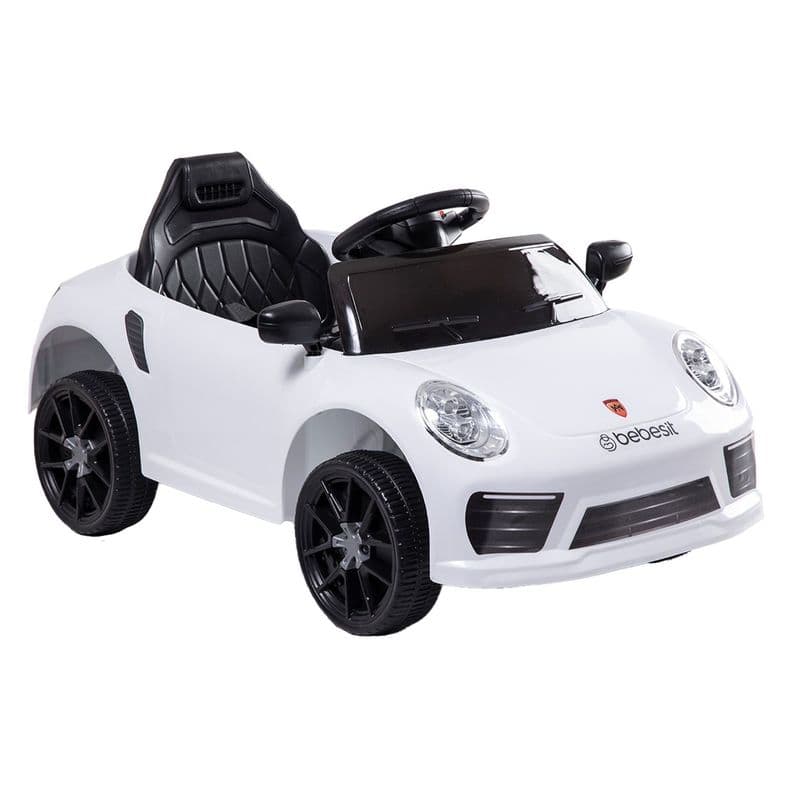 Auto Deportivo Electrico Race Blanco Bebesit