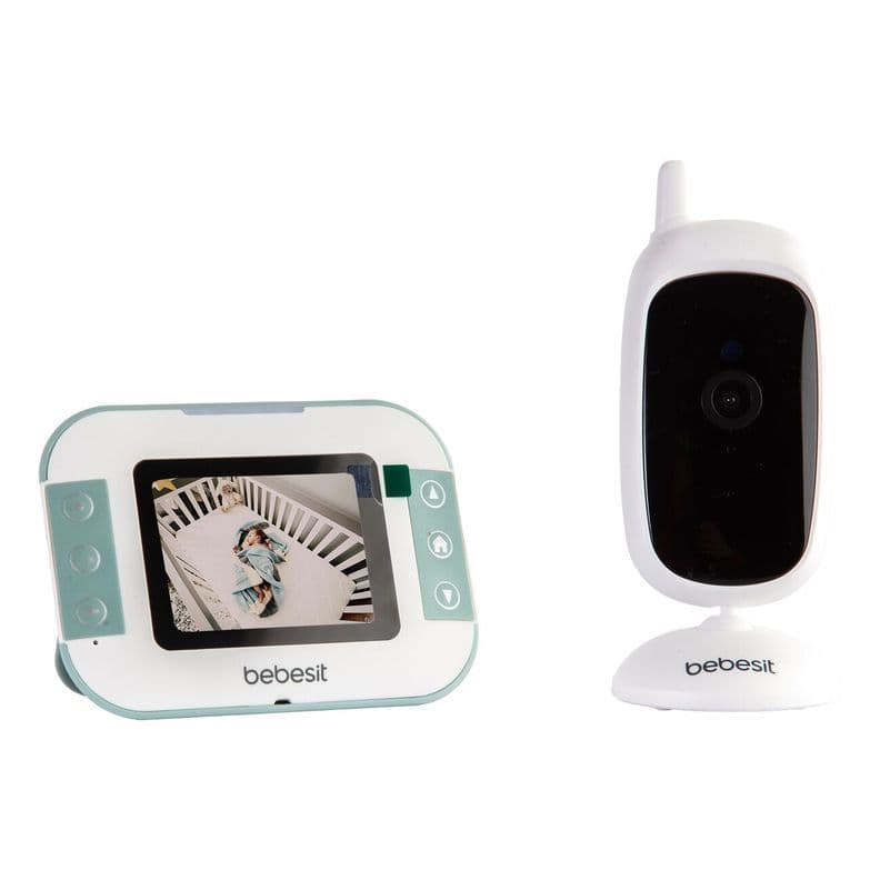 Camara Monitor Portatil Bebe LCD 2.4 Vision Nocturna Bebesit Bebesit Blanco