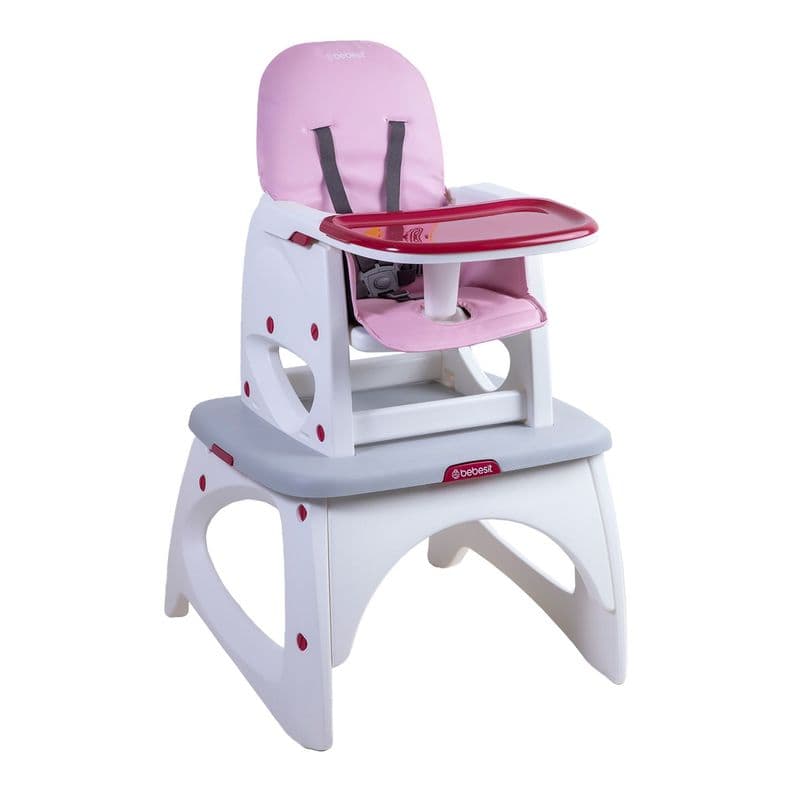 Silla de Comer Escritorio Balancin Eat&Swing Rosada Bebesit Rosado