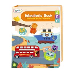 Juego Didactico Set Piezas Magnetico de Vehiculos
