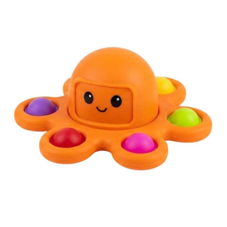Juguete Pulpo Sensorial Spinner Emociones Antiestres
