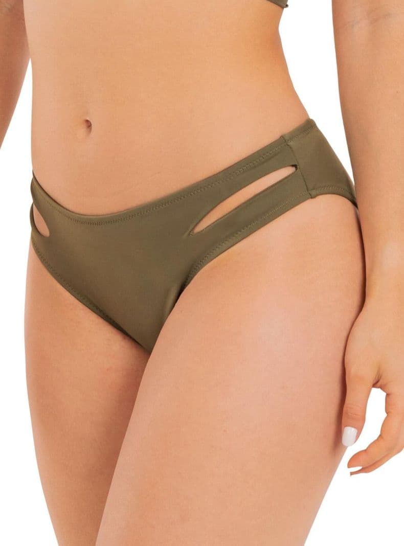 Parte De Abajo Calzon Bikini Colores. Verde L