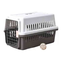 Canil Transportadora Gatos Perros Mascotas Gris