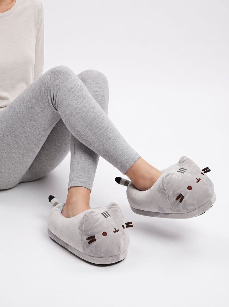 Pantufla Unisex Pusheen Cat - Talla Estandar 36-39 Gris M