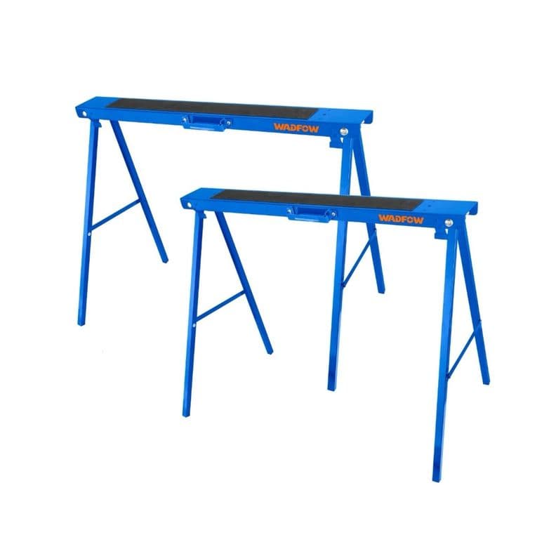 Set 2 Caballetes Plegables Wadfow 100 Kg 99x48x78 Cm Wdz1510