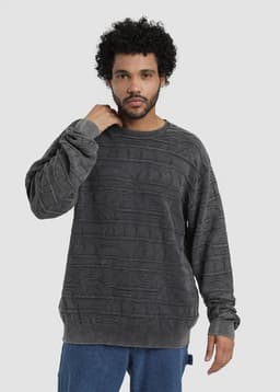 Chaleco Hombre Jacquard Negro XS