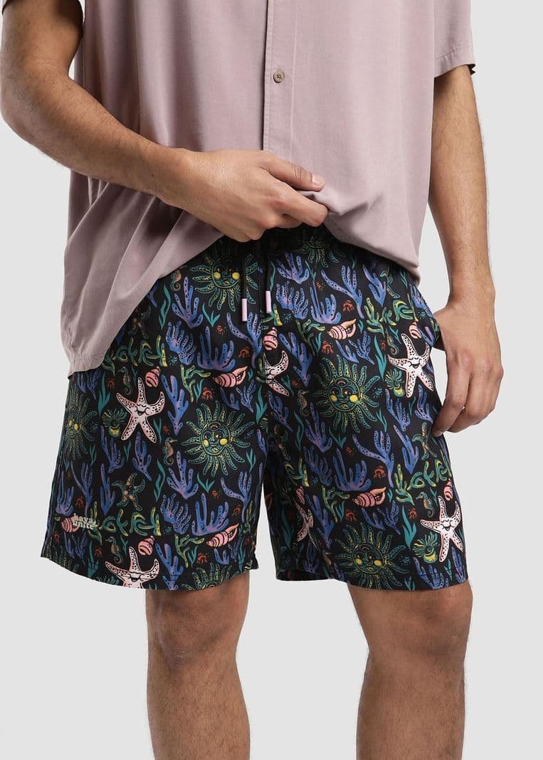 Traje de Bano Hombre Volley Ocean Negro M