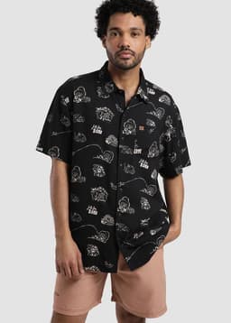 Guayabera Camper Negro L