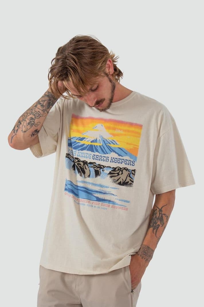 Polera Hombre Osorno Bone Beige M