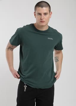 Polera Hombre Clasica Algodon Classy Azul Petroleo S