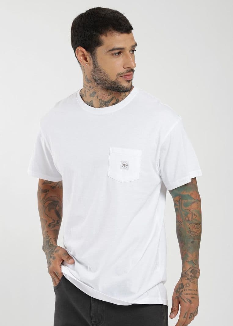 Polera Clasica Daily Hombre Blanco M