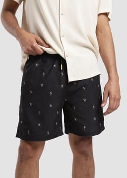 Traje de Bano Hombre Volley Summer Negro S