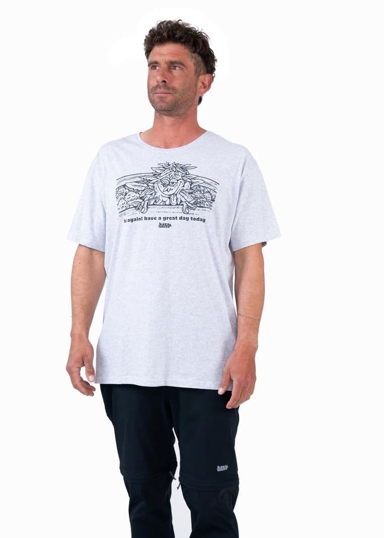 Polera Hombre Hi Melange Grey Gris S