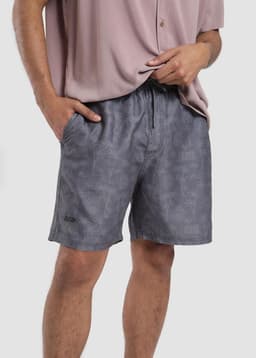 Traje de Bano Hombre Volley Camping Navy Azul Oscuro S