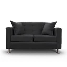 Sofa 2 Cuerpos New Mallorca Felpa Negro
