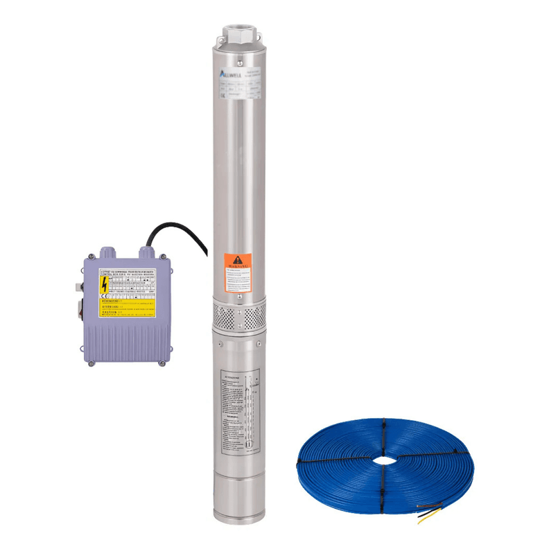 BOMBA SUMERGIBLE POZO ALLWELL 3" 1.5 HP H+ 75QJD140-1.1 Acero