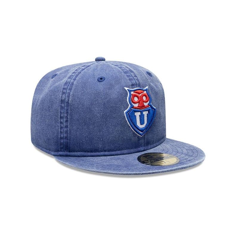 Gorra New Era 59Fifty Universidad De Chile Futbol Azul-60855530-712 Blanco 7 1/2