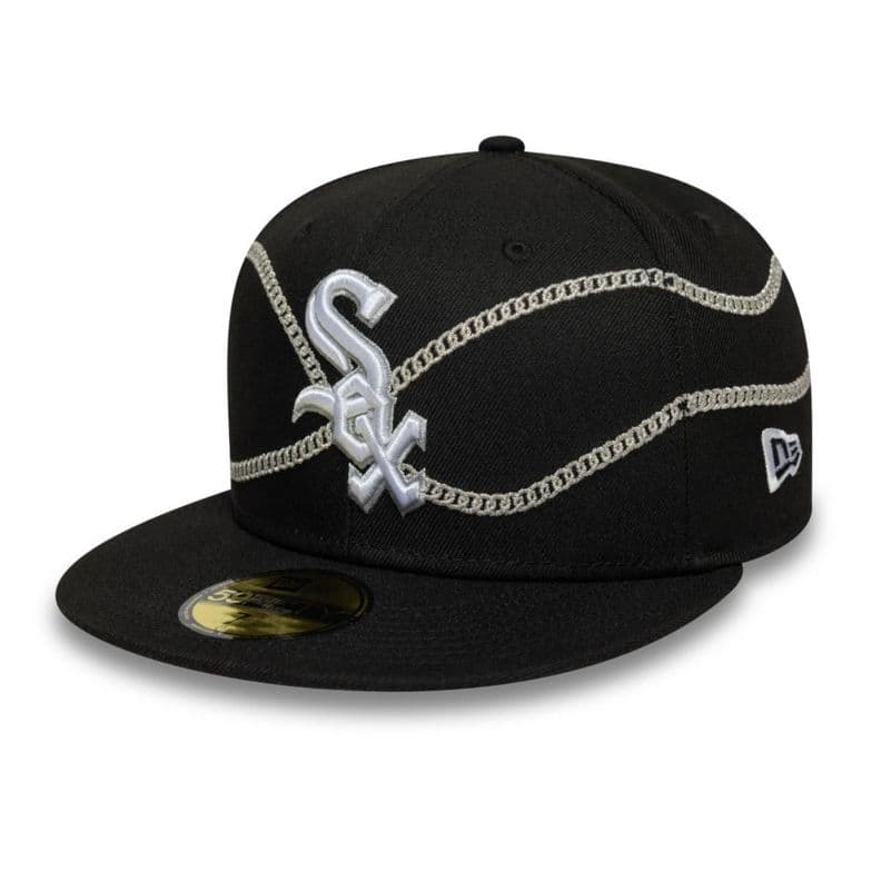 Gorra 59Fifty Chicago White Sox Chain Wrap Black - 60691170 Negro 7 1/4