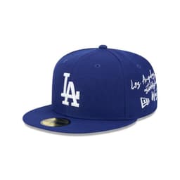 Gorra 59Fifty Los Angeles Dodgers MLB Team Verbiage Dk Blue - 60573624 Azul 7