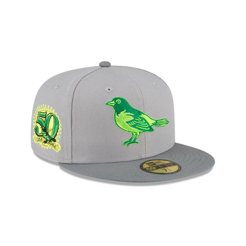 Gorra 59Fifty Baltimore Orioles MLB Drop Grey - 70710348 Gris 7 5/8